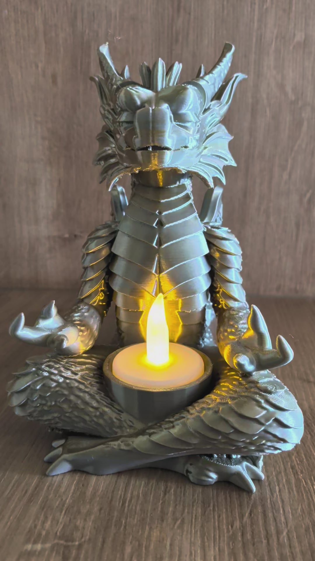 Entspannter Zen-Drache – 3D-gedruckte Deko-Figur
